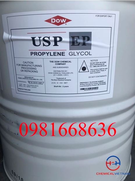 Propynene Glycol (PG) - Hóa Chất Công Nghiệp H2CHEMICAL - Công Ty TNHH H2CHEMICAL Việt Nam